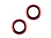 Защитное стекло линзы камеры для iPhone 14/14 Plus (комплект 2 шт.) Красный