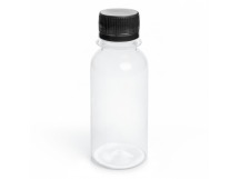 Бутылка ПЭТ 0,1л D28мм цилиндр/проз с винтовой крышкой 1/264шт