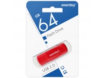 Флеш-накопитель USB 64GB Smart Buy Scout красный