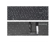 Клавиатура MSI Crosshair 15 B12UEZ черная c белой подсветкой