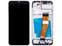 Дисплей для Samsung Galaxy A03 (A035F) модуль c рамкой Черный - OR Ref. (SP)
