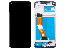 Дисплей для Samsung A115F (A11) модуль Черный - OR Ref. (SP)