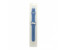 Силиконовый ремешок для часов Sport Band Apple Watch 38/40 mm синий (024) L