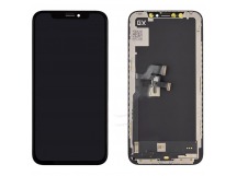 Дисплей для iPhone X + тачскрин черный с рамкой (OLED GX)