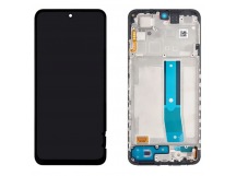Дисплей для Xiaomi Redmi Note 11 в рамке + тачскрин (черный) 100%