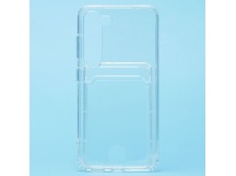 Чехол-накладка - SC276 с картхолдером для "Samsung SM-S911 Galaxy S23" (transparent) (214201)