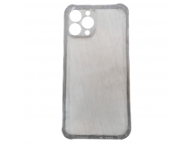 Чехол силиконовый iPhone 12 Pro Max противоударный прозрачный