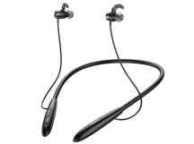 Гарнитура беспроводная Bluetooth вакуумная hoco ES61 (для iOS/Android) спортивная, магнитная. Слот для TF-карты * (цвет черный, в поврежденной коробочке)