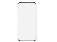 Защитное стекло "Оптима" для iPhone 14 Pro Max Черный (Закалённое, полное покрытие)