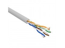 Кабель витая пара U/UTP, CAT 5e, PVC, 4PR, 24AWG, INDOOR, SOLID, серый, 305м, Rexant