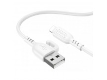 Кабель USB - Apple Lightning Borofone BX91 "Symbol" (2.4А, 100см) белый