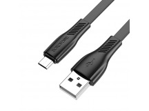Кабель USB - Micro USB Borofone BX85 "Auspicious" (2.4А, 100см) черный