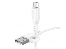 Кабель USB - Micro USB Borofone BX91 "Symbol" (2.4А, 100см) белый