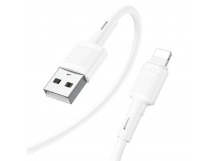 Кабель USB - Apple lightning HOCO X83 "Victory" (2.4А, 100см) белый