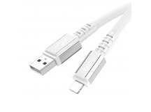 Кабель USB - Apple lightning HOCO X85 "Strength" (2.4А, 100см) белый