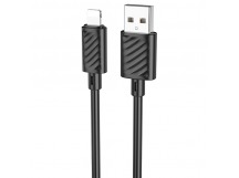 Кабель USB - Apple lightning HOCO X88 "Gratified" (2.4А, 100см) черный