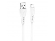 Кабель USB - Type-C Borofone BX85 "Auspicious" (3А, 100см) белый