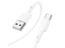 Кабель USB - Type-C HOCO X83 "Victory" (3А, 100см) белый