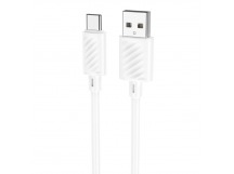 Кабель USB - Type-C HOCO X88 "Gratified" (3А, 100см) белый