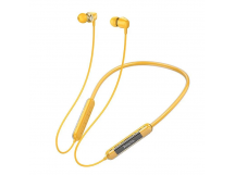 Наушники с микрофоном Bluetooth Hoco ES65 жёлтые