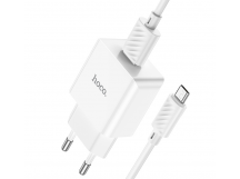 Адаптер сетевой Hoco C106A + кабель micro USB (белый)