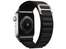 Ремешок - ApW27 Alpine Loop для "Apple Watch 38/40/41 mm" текстиль (black) (214295)