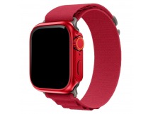Ремешок - ApW27 Alpine Loop для "Apple Watch 38/40/41 mm" текстиль (red) (214296)