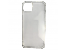 Чехол силиконовый iPhone 14 Plus противоударный прозрачный
