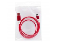 Кабель USB - micro USB - Luminous 100см 2A  (red) (124490)