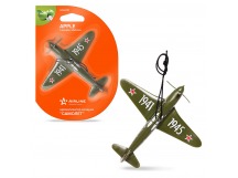 Ароматизатор AIRLINE подвесной пластик "Самолёт" сочное яблоко