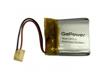 Аккумулятор Li-Pol LP852526 PK1 3.7V 500mAh (толщ.8,5мм, шир.25мм, дл.26мм) "GoPower"