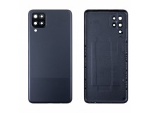 Задняя крышка для Samsung Galaxy A12/A12 Nacho (A125F/A127F) Черный - Премиум