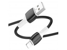 Кабель USB - Apple lightning Borofone BX84 "Rise" (2.4А, 100см) черный