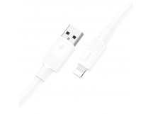 Кабель USB - Lightning HOCO X84 "Solid" (2.4А, 100см) белый