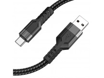 Кабель USB - Type-C HOCO U110 (2.4А, 120см) черный