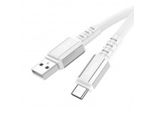 Кабель USB - Type-C HOCO X85 "Strength" (3А, 100см) белый