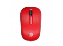 Мышь Оклик 525MW черный/красный оптическая (1000dpi) беспроводная USB для ноутбука (3but) [14.04], шт