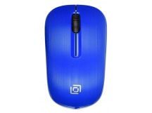 Мышь Оклик 525MW черный/синий оптическая (1000dpi) беспроводная USB для ноутбука (3but) [14.04], шт