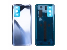 Задняя крышка для Xiaomi Mi 10T/10T Pro (M2007J3SY/M2007J3SG) Серебро - Премиум