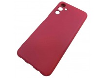 Чехол силиконовый Samsung A04s Silicone Cover Nano 2mm вишневый