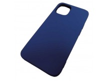 Чехол силиконовый iPhone 12 Mini Silicone Case New Era синий