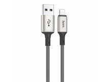 Кабель USB - Apple lightning Hoco X66 100см 2,4A (gray) (215754)
