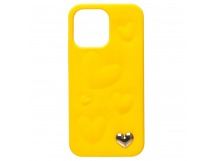 Чехол-накладка - SC319 для "Apple iPhone 14 Pro Max" (yellow) (215459)