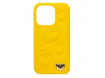 Чехол-накладка - SC319 для "Apple iPhone 14 Pro" (yellow) (215451)