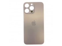Задняя крышка iPhone 14 Pro (Оригинал c увел. вырезом) Золото