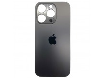 Задняя крышка iPhone 14 Pro (Оригинал c увел. вырезом) Черный