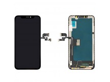 Дисплей для iPhone X + тачскрин черный с рамкой (In-Cell JK)