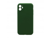 Чехол Silicone Case NEW без лого для Apple iPhone 11/6.1 (защита камеры) (061) зеленый