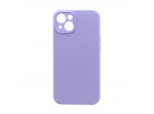 Чехол-накладка Silicone Case NEW без лого для Apple iPhone 13/6.1 (защита камеры) (047) сиреневый