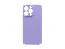 Чехол Silicone Case NEW без лого для Apple iPhone 13pro/6.1 (защита камеры) (047) сиреневый